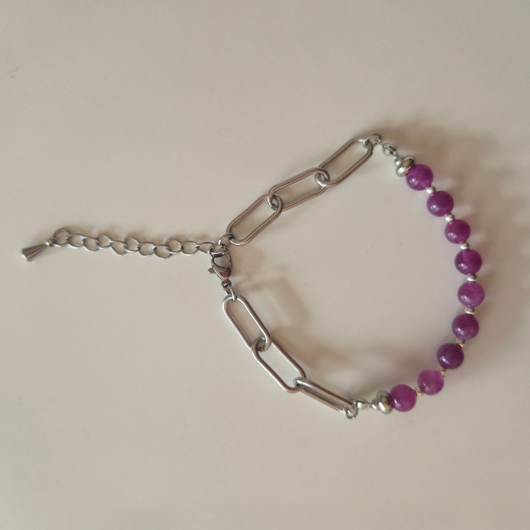 MARIA Pulsera Acero