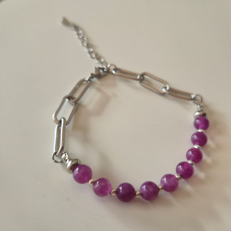 MARIA Pulsera Acero