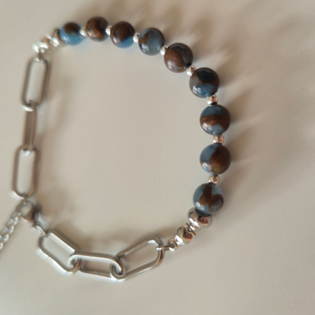 MARIA Pulsera Acero
